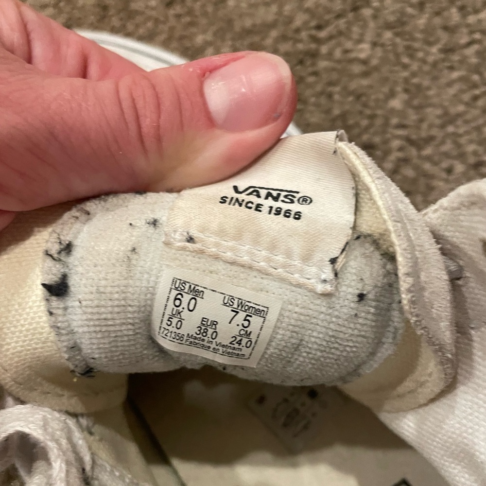 High top vans 7.5 Womens